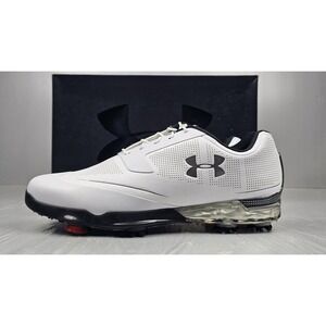 Under Armour Tour Tips Golf Shoes Mens 9.5 White Black Gray Spieth 1288575-102